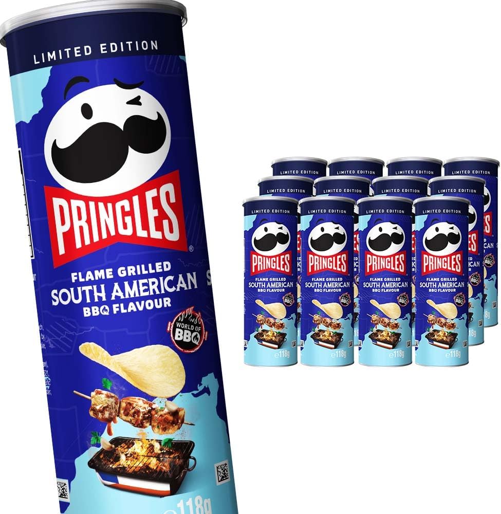 Pringles Flame Grilled South American BBQ Flavour
