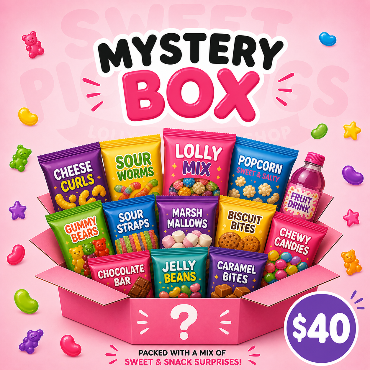 Mystery Lolly & Snack Box 40