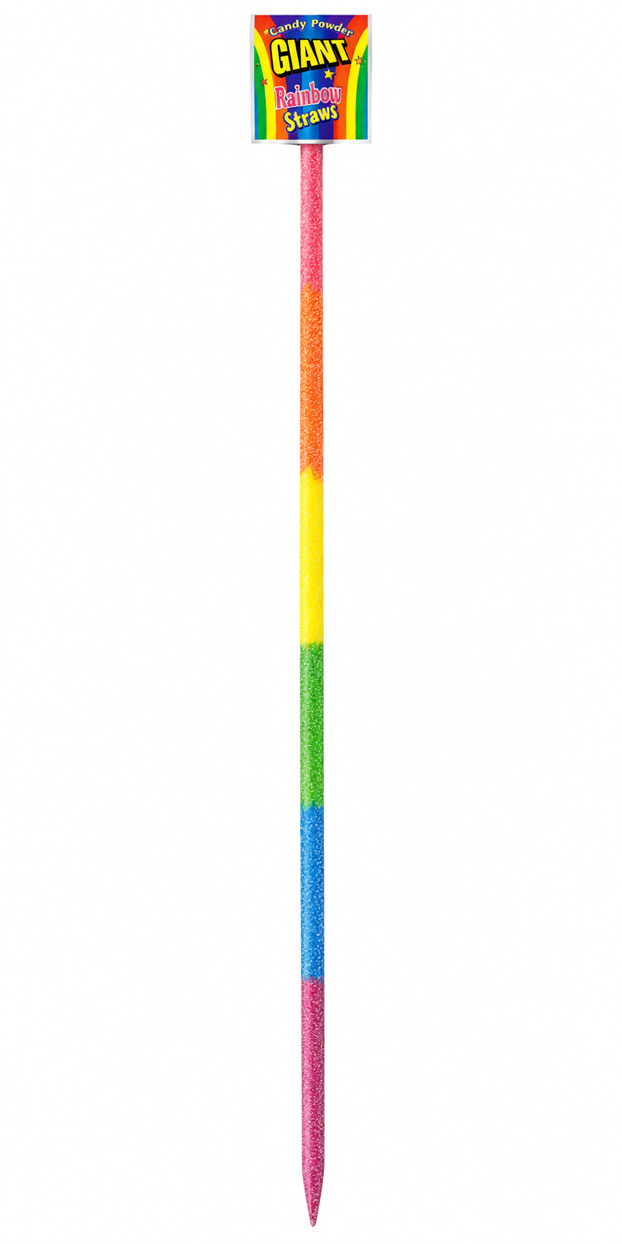 Giant Rainbow Sherbet Straws