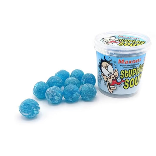 Stupidly Sour Raspberry Sweets Tub