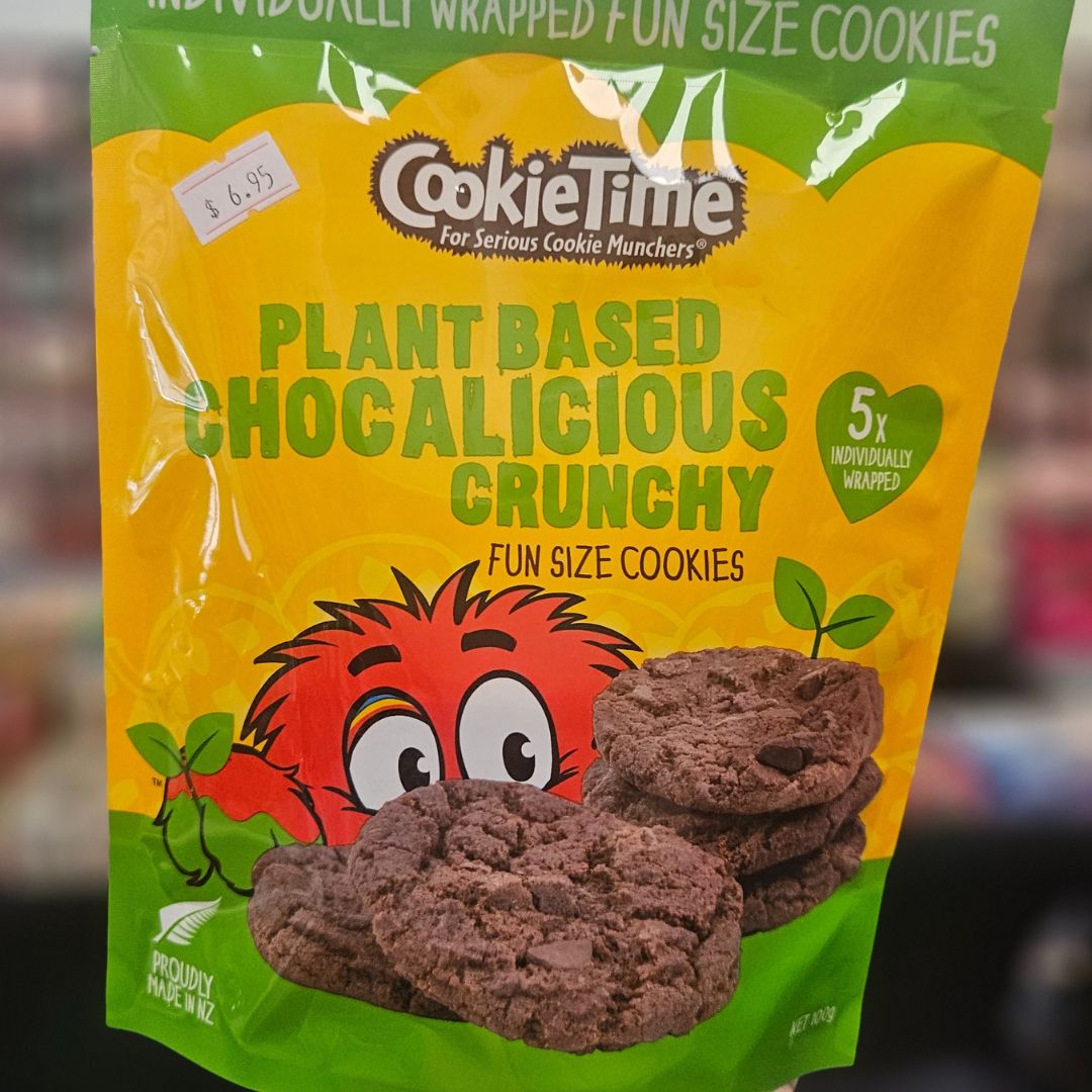 Cookie Time NZ ~ Plant Based Chocalicious Crunchy
