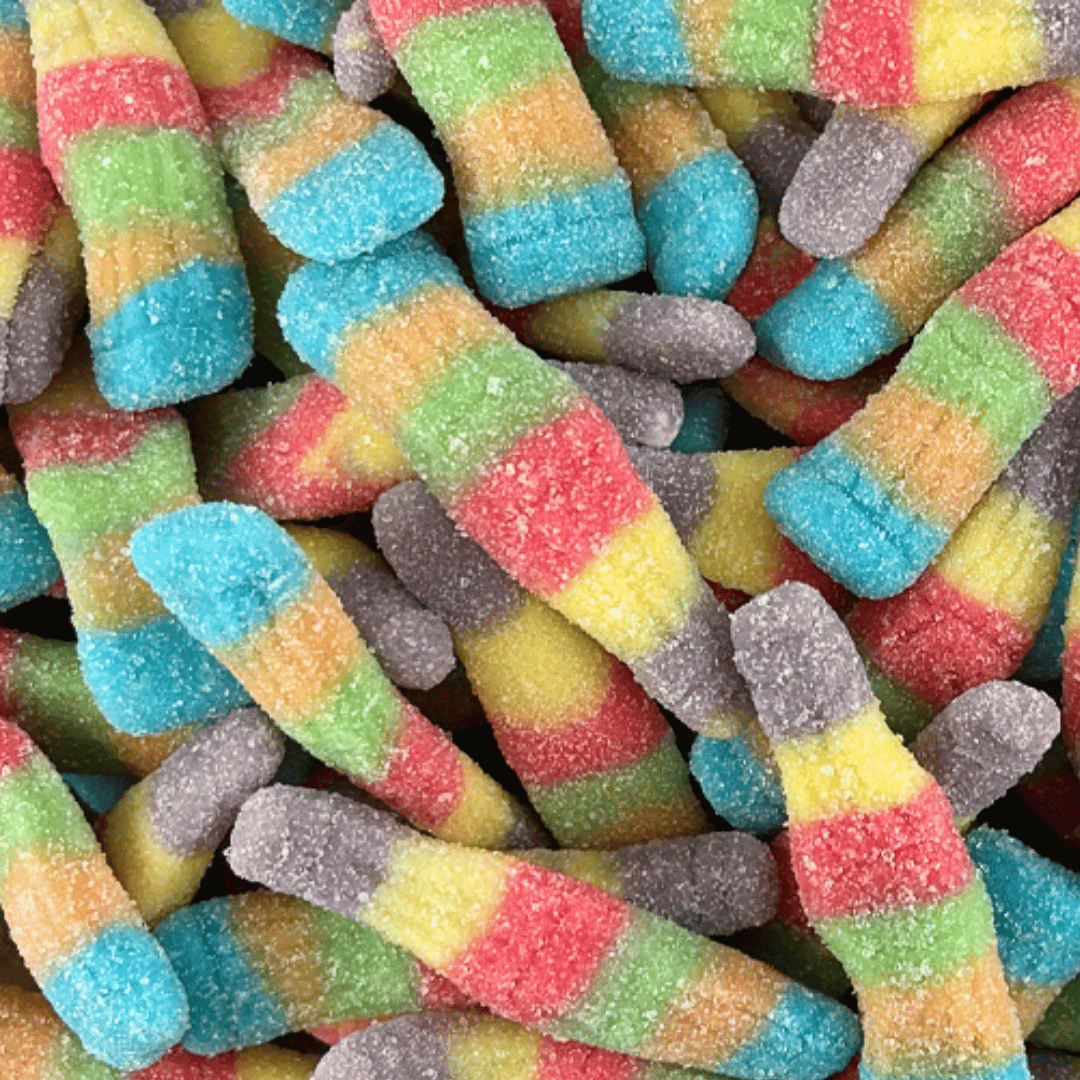 Sour Rainbow Bottles : Gummini