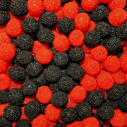 Speckled Raspberries & Blackberries : Damel