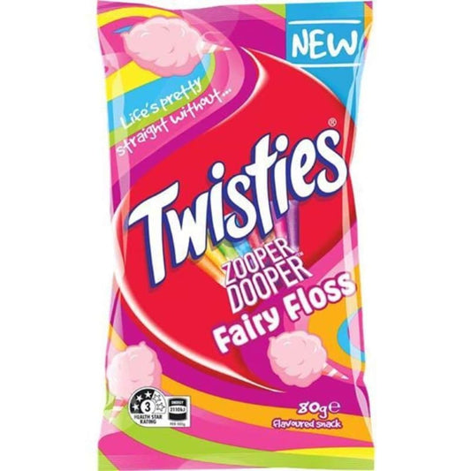 Twisties Zooper Dooper - Fairy Floss