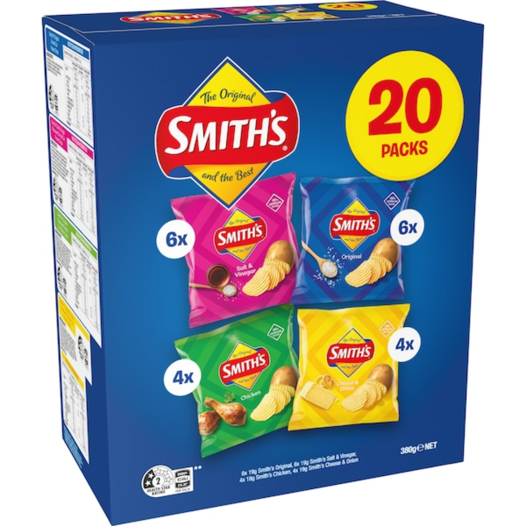Smiths Crinkle Cut 20pk