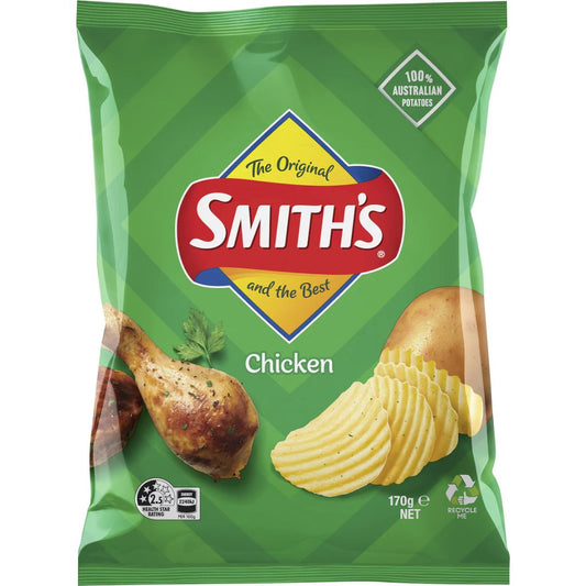 Smiths Chicken Crinkle Cut 170g