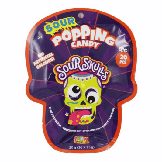 Sour Skulls Popping Candy