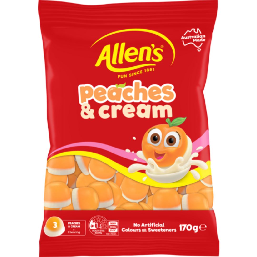 Peaches & Cream 170g