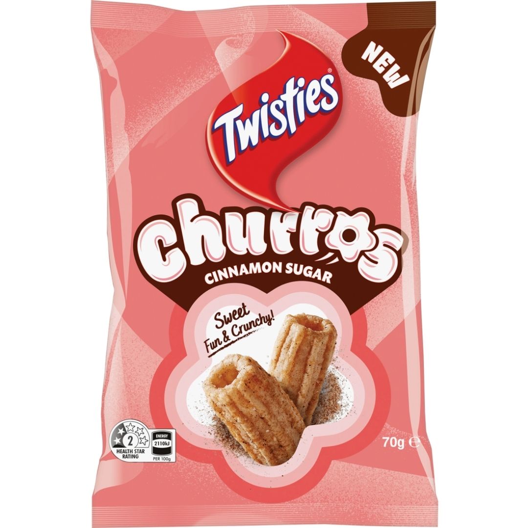 Twisties Churros Cinnamon Sugar