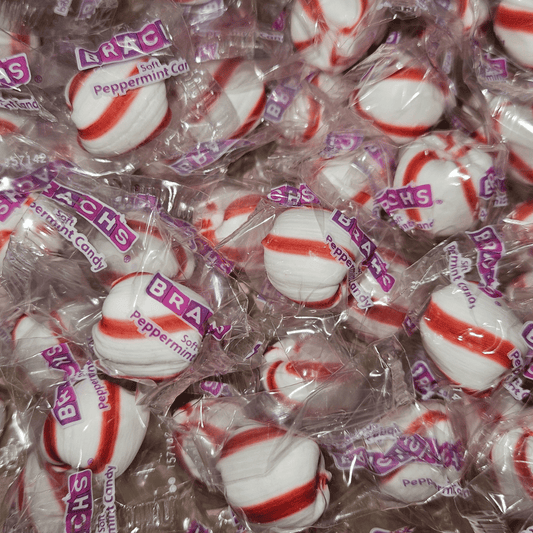 Individually Wrapped White with red Striped Peppermint Candy