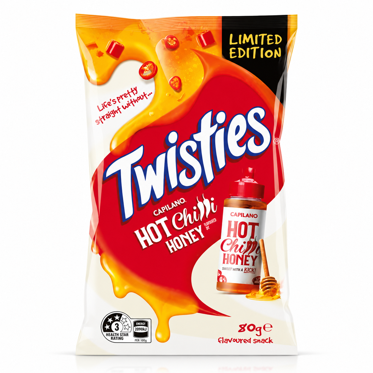 Twisties Hot Chilli Honey - Limited Edition