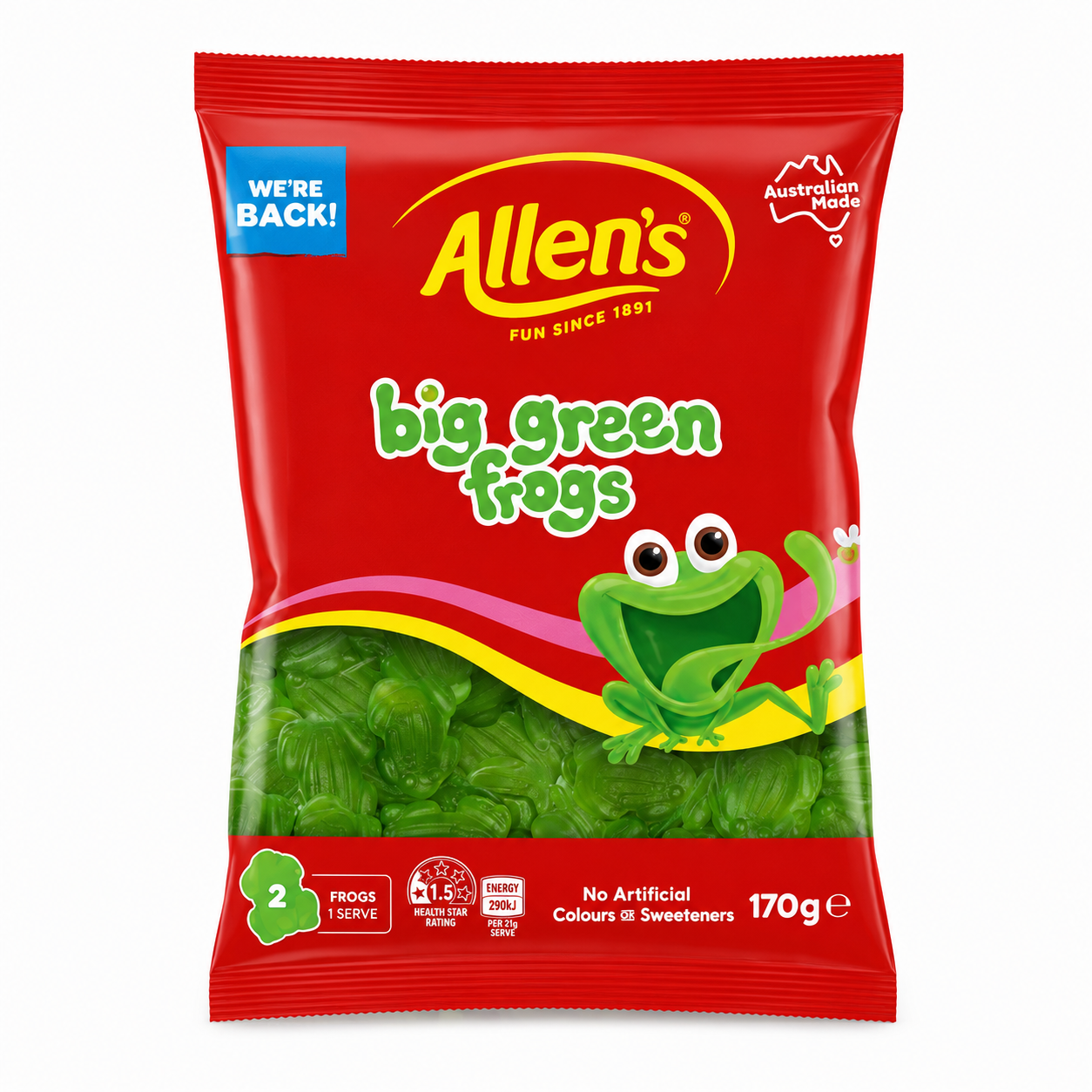 Big Green Frogs 170g